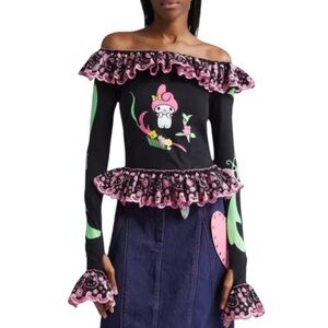 CHOPOVA LOWENA X Sanrio Rivals Long Sleeve Jersey Top